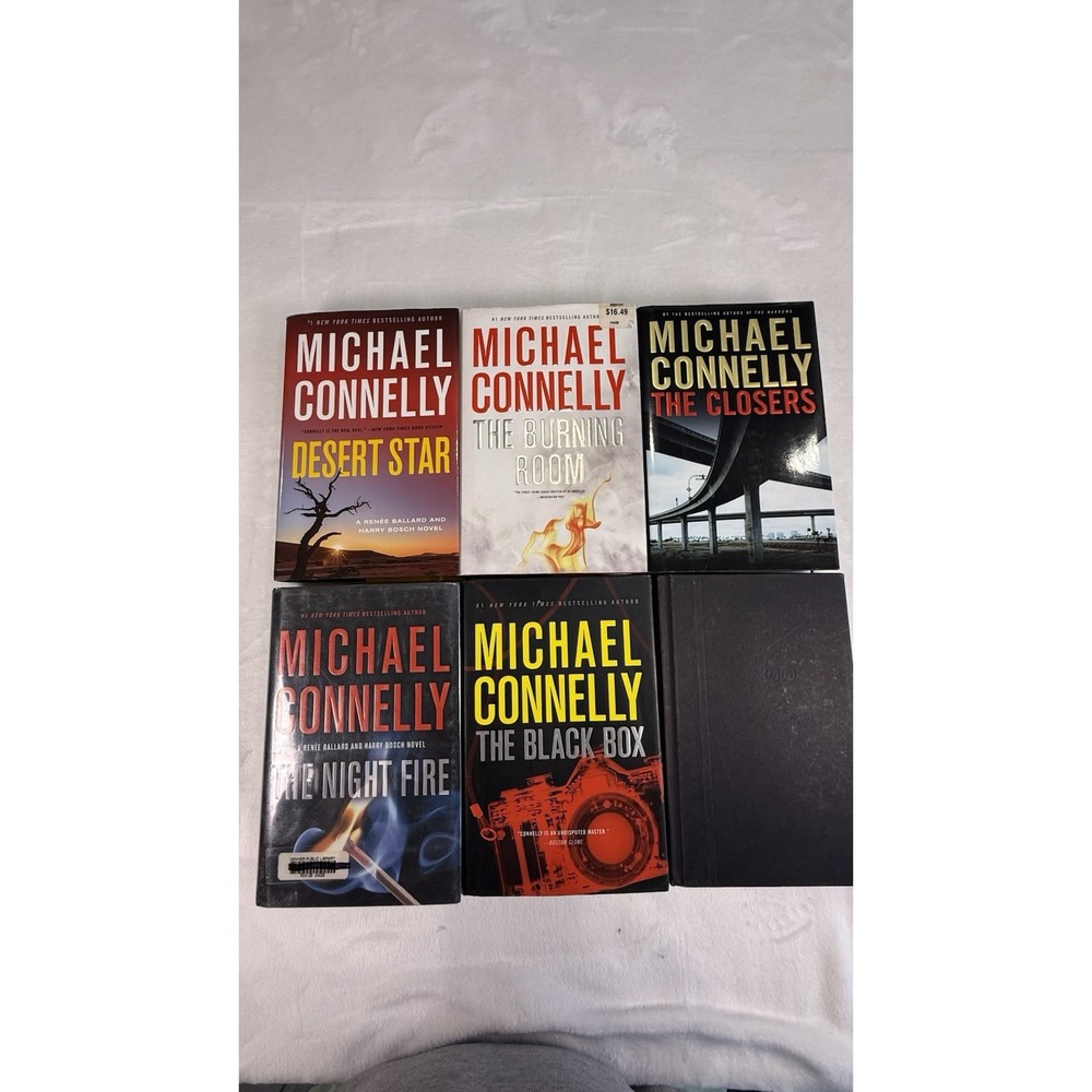 Michael Connelly Hardcover Book Lot 6 Harry Bosch First Editions Mystery